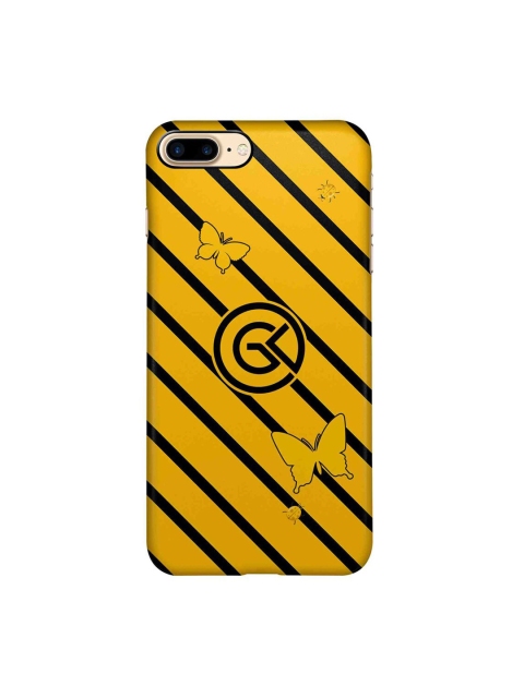 

CelfieDesign Yellow & Black Rain iPhone 8 Plus Slim Back Case