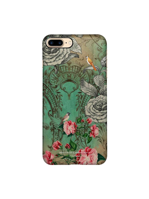 

CelfieDesign Green & Pink Bird Gaze iPhone 8 Plus Slim Back Case