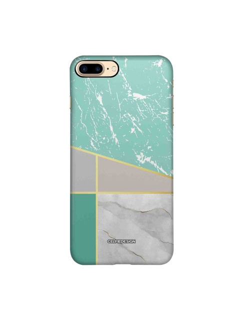 

CelfieDesign Green & Grey Marble Green Sheen iPhone 8 Plus Slim Back Case