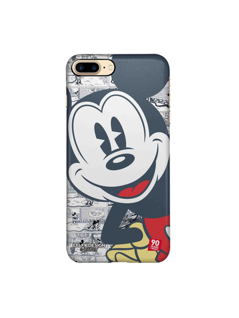 

CelfieDesign Grey & White Mickey Comicstrip iPhone 8 Plus Slim Back Case