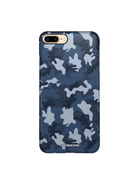 

CelfieDesign Grey & Blue Camo Blue iPhone 8 Plus Slim Back Case