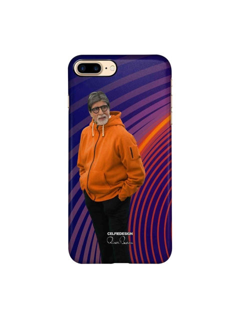 

CelfieDesign Purple & Orange Celebrity Printed iPhone 8 Plus Slim Back Case