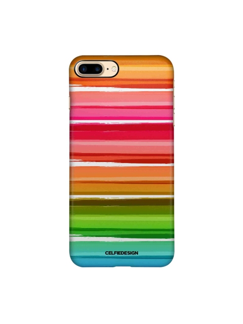 

CelfieDesign Multicoloured Colourful Brush Strokes iPhone 8 Plus Slim Back Case, Multi