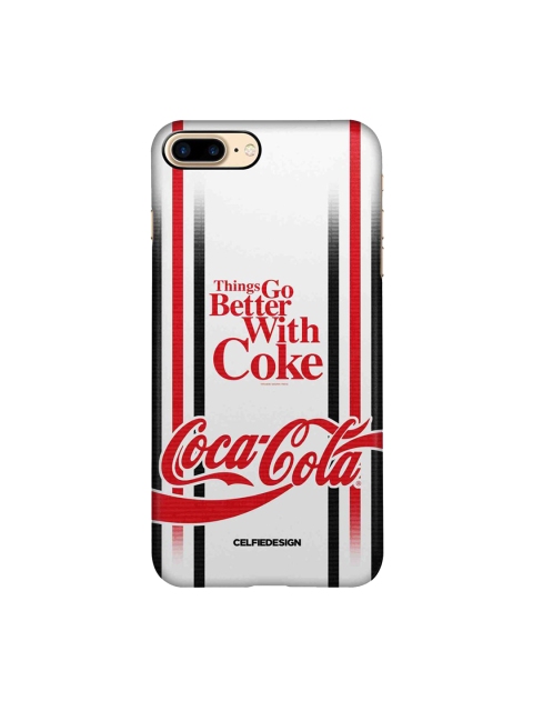 

CelfieDesign White & Red Better With Coke White iPhone 8 Plus Slim Back Case