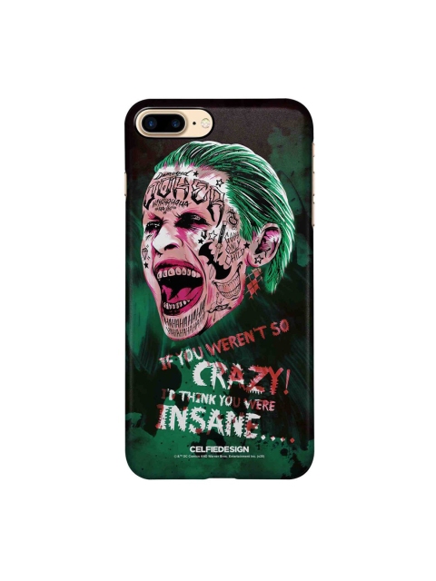 

CelfieDesign Green & Black Crazy Insane Joker iPhone 8 Plus Slim Back Case