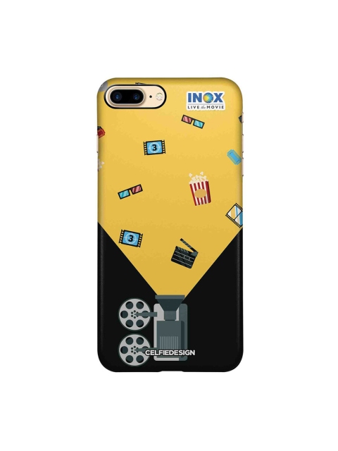 

CelfieDesign Yellow & Black Inox Cinema iPhone 8 Plus Slim Back Case