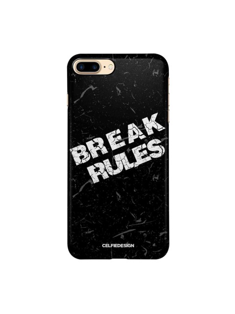

CelfieDesign Black& White Break Rules iPhone 8 Slim Back Case