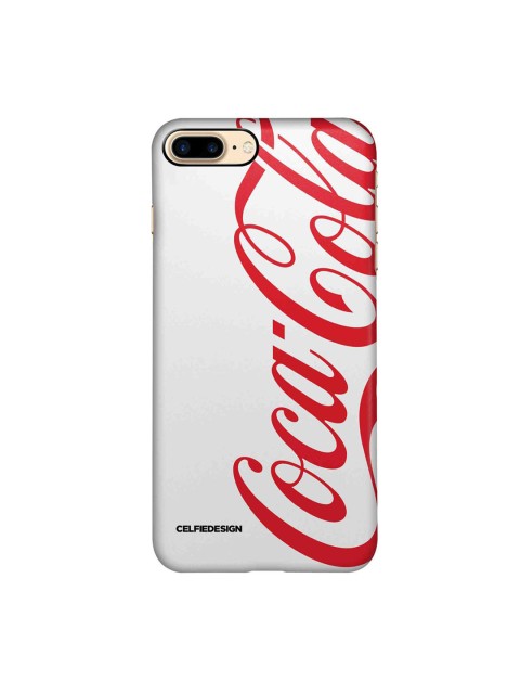 

CelfieDesign White & Red Coke iPhone 8 Plus Slim Back Case