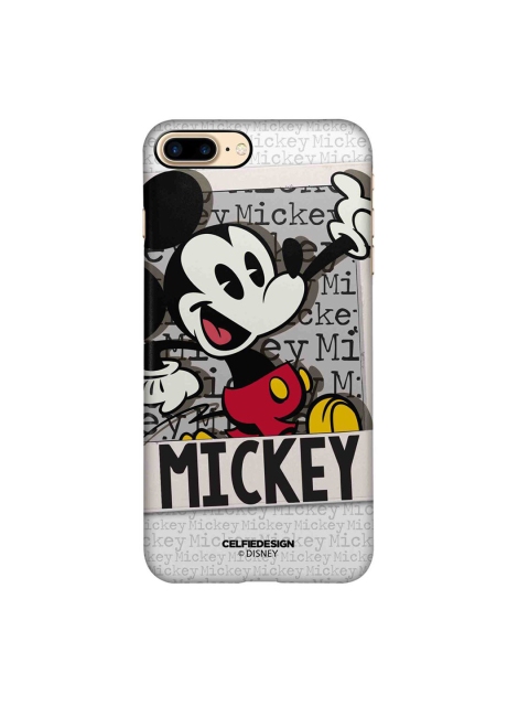 

CelfieDesign White & Black Hello Mr Mickey Mouse iPhone 8 Plus Slim Back Case