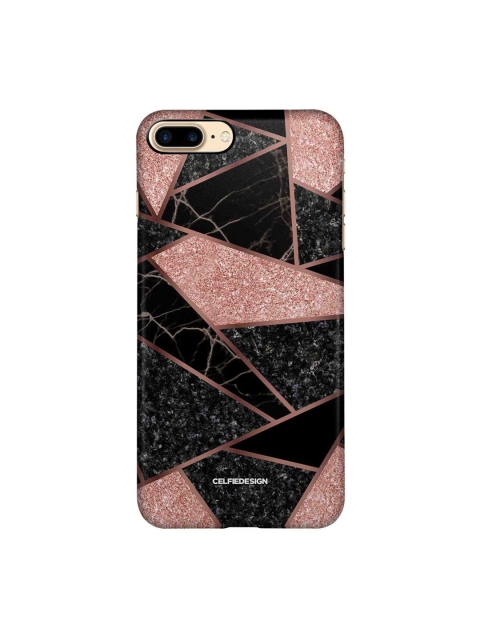 

CelfieDesign Brown & Peach-coloured Marble New York iPhone 8 Plus Slim Back Case