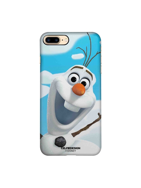 

CelfieDesign White & Blue Graphic Printing iPhone 8 Plus Slim Back Case