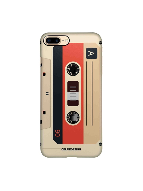 

CelfieDesign Beige & Red Casette iPhone 8 Plus Slim Back Case