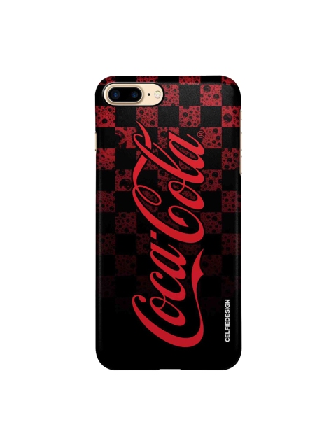 

CelfieDesign Black & Red Fizz Black iPhone 8 Plus Slim Back Case