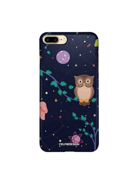 

CelfieDesign Blue & Green Space Owl iPhone 8 Plus Slim Back Case