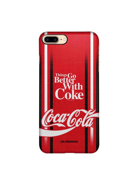 

CelfieDesign Red & White Better With Coke iPhone 8 Plus Slim Back Case