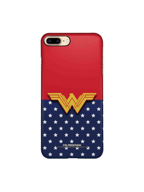 

CelfieDesign Red & Blue Classic Wonder Woman Logo iPhone 8 Plus Slim Back Case