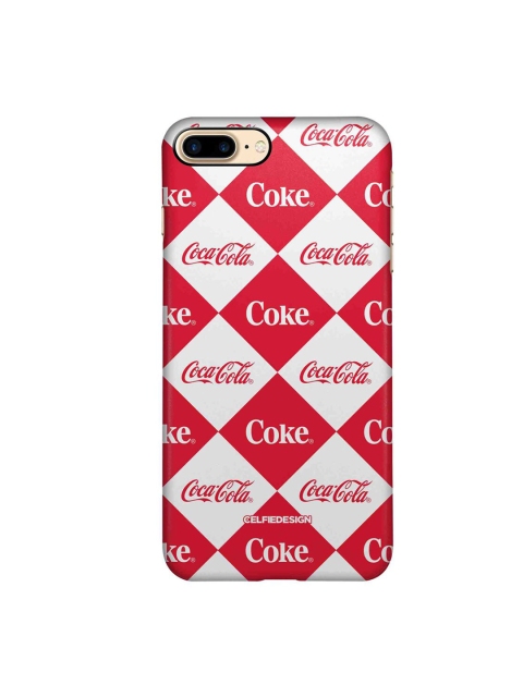 

CelfieDesign Red & White Coke Mozaic iPhone 8 Plus Slim Back Case