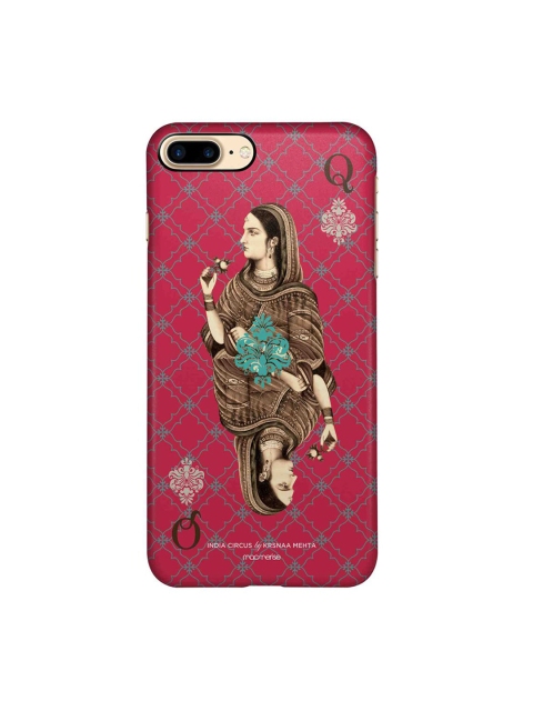 

CelfieDesign Pink & Brown Ban ja Rani iPhone 8 Plus Slim Back Case