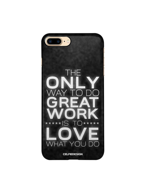 

CelfieDesign Black & White Love What You Do iPhone 8 Plus Slim Back Case