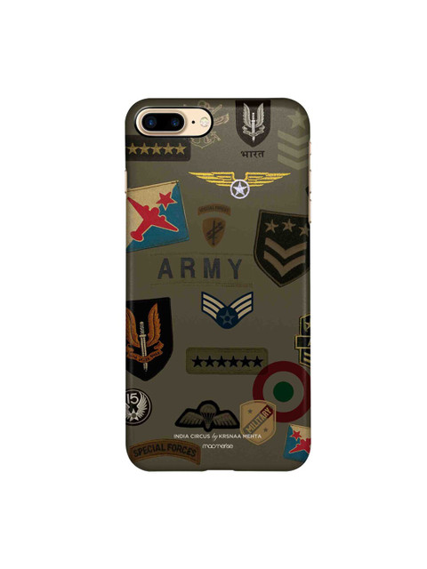 

CelfieDesign Olive-Green & Yellow Roger That iPhone 8 Plus Slim Back Case