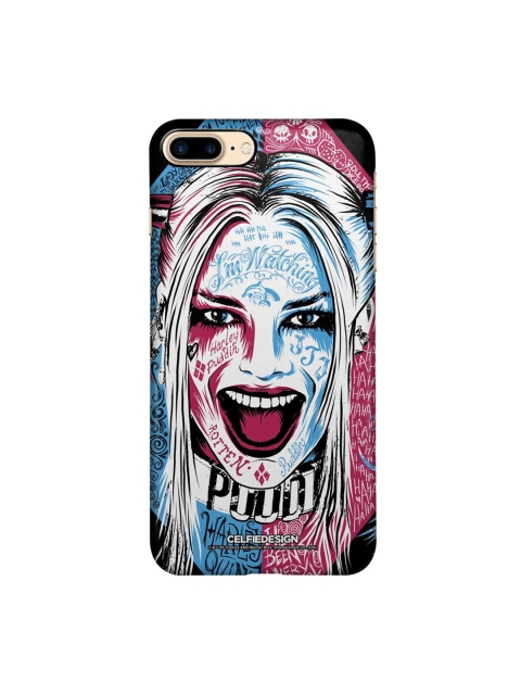 

CelfieDesign White & Pink Wicked Harley Quinn iPhone 8 Plus Slim Back Case