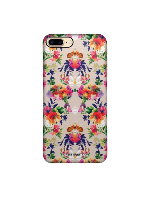 

CelfieDesign Orange & Green Floral Symmetry iPhone 8 Plus Slim Back Case