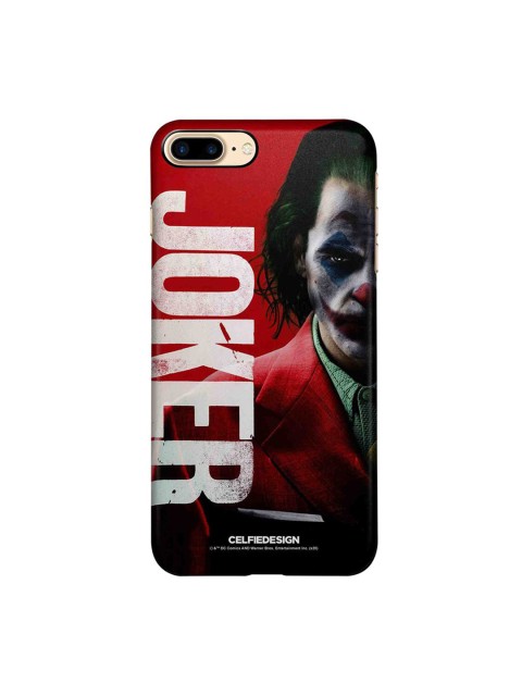 

CelfieDesign Red & White Joker Printed iPhone 8 Plus Slim Back Case