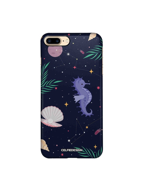

CelfieDesign Navy Blue & Green Space Beach iPhone 8 Plus Slim Back Case