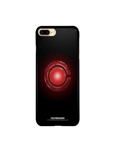 

CelfieDesign Multi-coloured Logo Cyborg iPhone 8 Plus Slim Back Case, Black