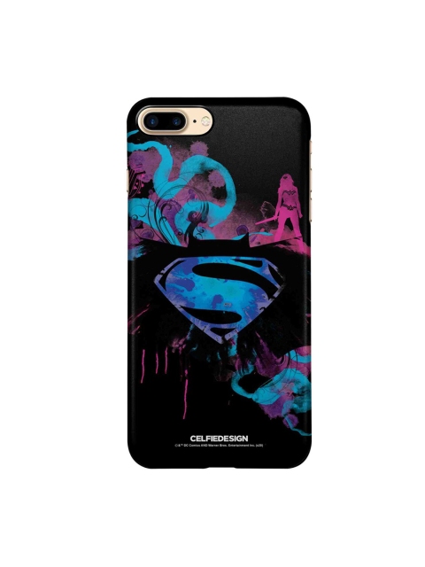 

CelfieDesign Blue & Black The Epic Trio iPhone 8 Plus Slim Back Case
