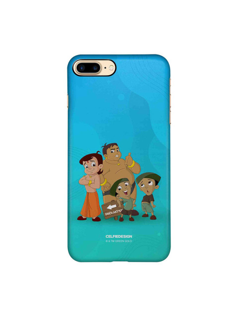 

CelfieDesign Blue & Brown Chota Bheem Gang iPhone 8 Plus Slim Back Case