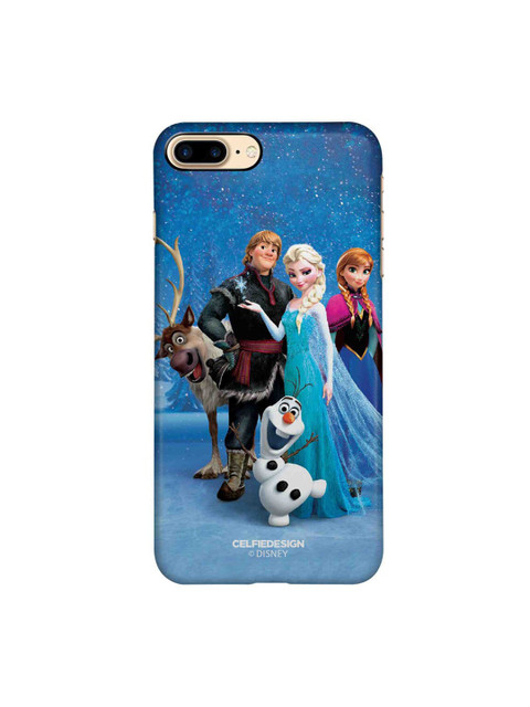 

CelfieDesign Blue & White Frozen Printed iPhone 8 Plus Slim Back Case