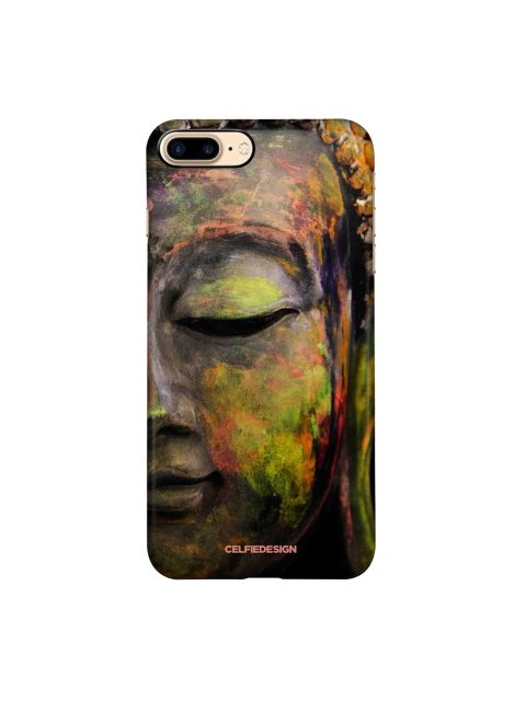 

CelfieDesign Grey & Green Buddha Art iPhone 8 Plus Slim Back Case