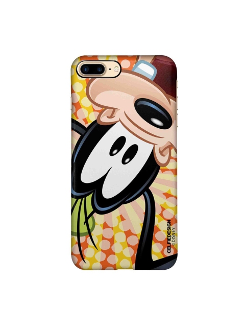 

CelfieDesign White & Yellow Goofy Upside Down iPhone 8 Plus Slim Back Case