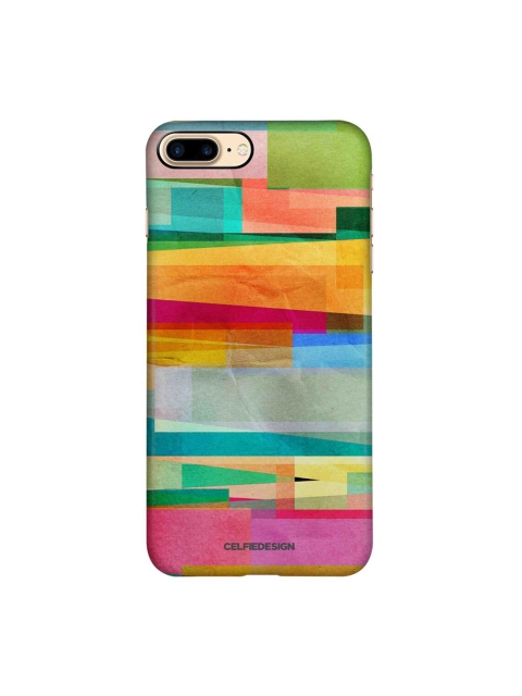 

CelfieDesign Green & Pink Printed iPhone 8 Plus Slim Back Case