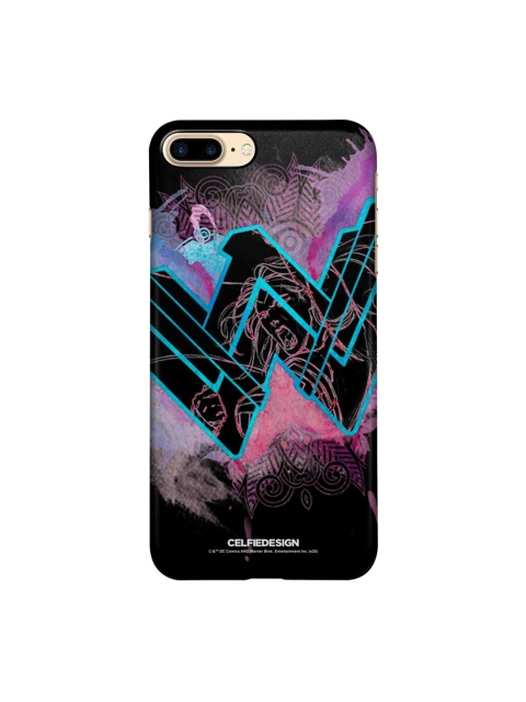 

CelfieDesign Black & Purple Wonder Woman Splash iPhone 8 Plus Back Case