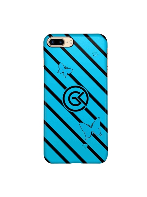 

CelfieDesign Blue & Black Rain iPhone 8 Plus Slim Back Case
