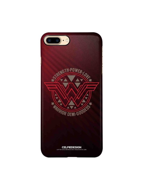 

CelfieDesign Multi-coloured Wonder Woman Stamp iPhone 8 Plus Back Case