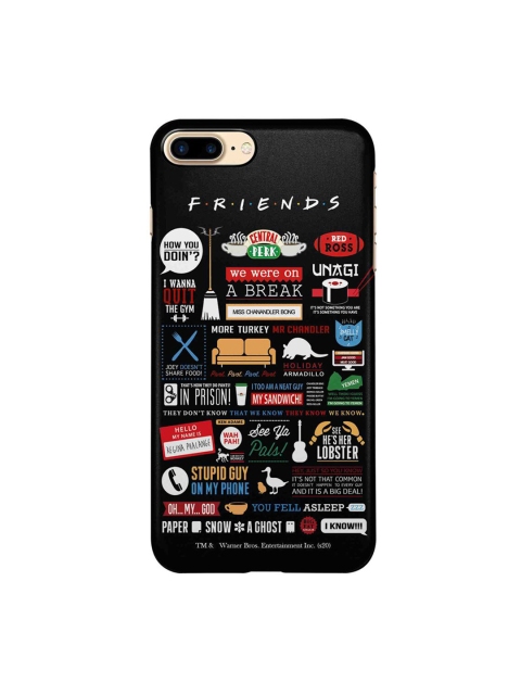 

CelfieDesign Black & White Friends Infographic iPhone 8 Plus Slim Back Case