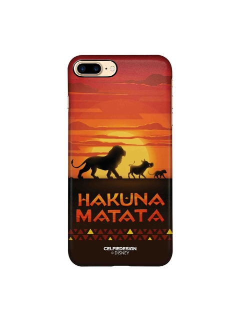 

CelfieDesign Orange & Brown Hakuna Matata iPhone 8 Plus Slim Back Case