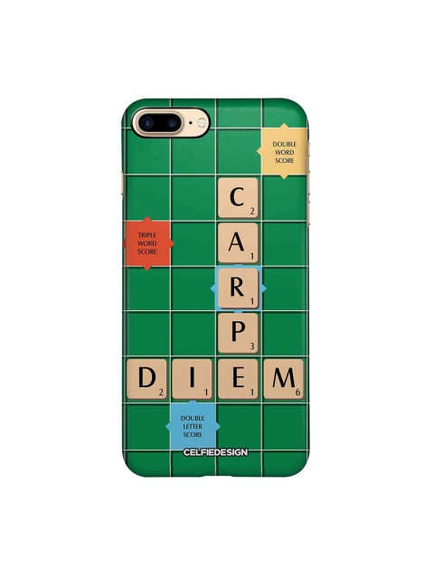 

CelfieDesign Green & Beige Scrabble Game iPhone 8 Plus Slim Back Case
