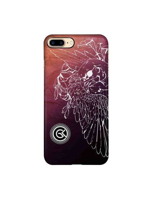 

CelfieDesign Black & Pink Eagle Stare iPhone 8 Plus Slim Back Case