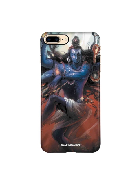 

CelfieDesign Brown & Blue Nataraj iPhone 8 Plus Slim Back Case