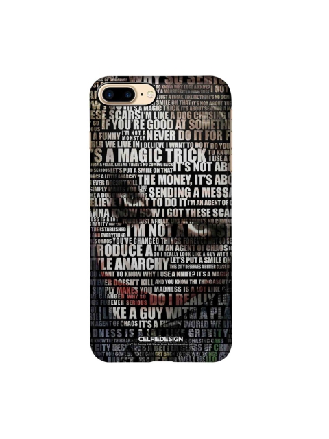 

CelfieDesign Black & Grey Joker Quotes iPhone 8 Plus Slim Back Case