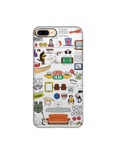 

CelfieDesign White Friends Doodle iPhone 8 Plus Slim Back Case