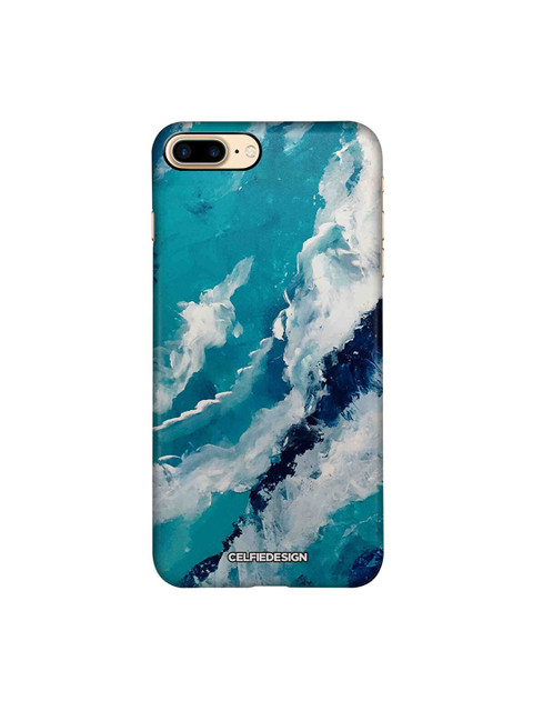 

CelfieDesign Blue & White Frothy Waves iPhone 8 Plus Slim Back Case