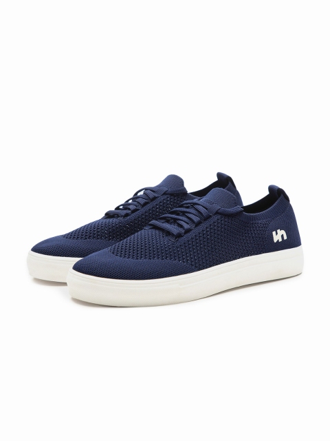 

Flatheads Men Blue Woven Design Sneakers