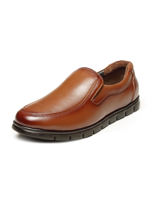 

VON WELLX GERMANY Men Tan Solid Formal Slip-Ons