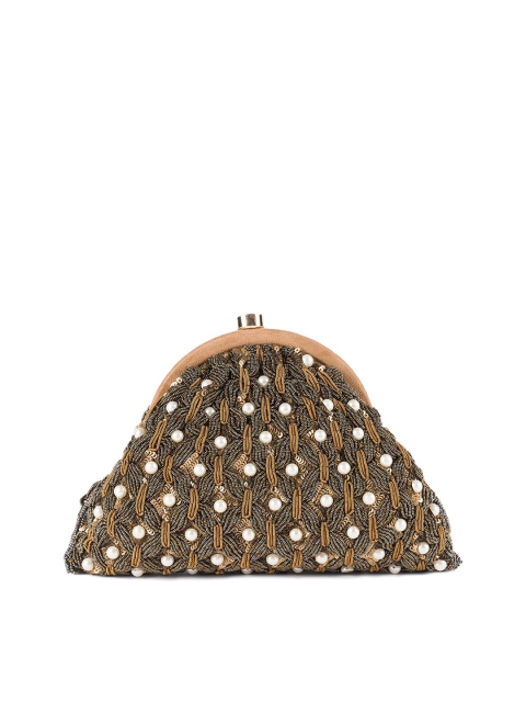

MIO Borsa Brown Embellished Swagger Sling Bag