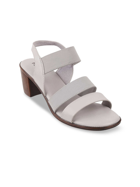 

Metro Off White Solid Block Peep Toes